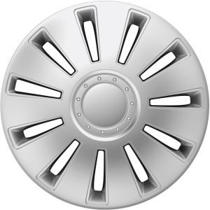 Puklice Alcar Silverstone Strieborné Priemer:15